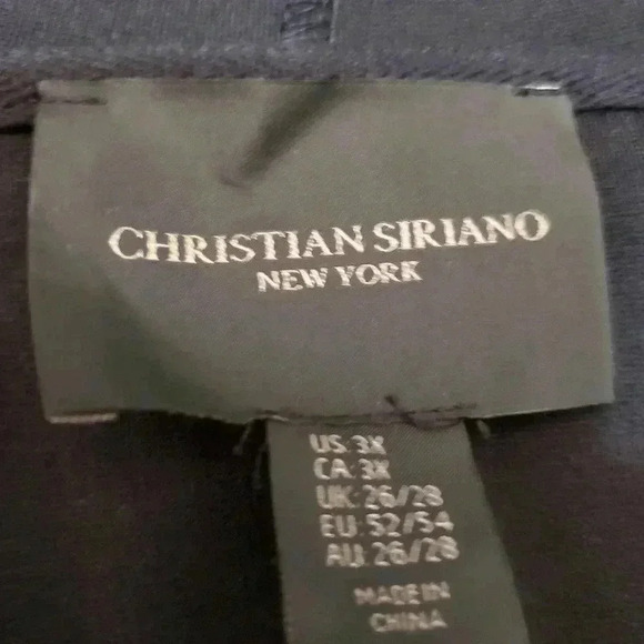 Christian Siriano plus Ponte black lightweight A line  hooded jacket. Size 3X - Picture 8 of 11